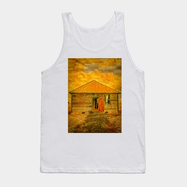 Dust Bowl House At Cimarron Heritage Center Boise City Oklahoma Tank Top by Debra Martz